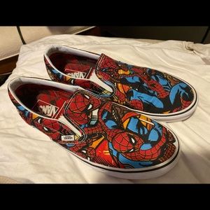 Spiderman Vans Slip on